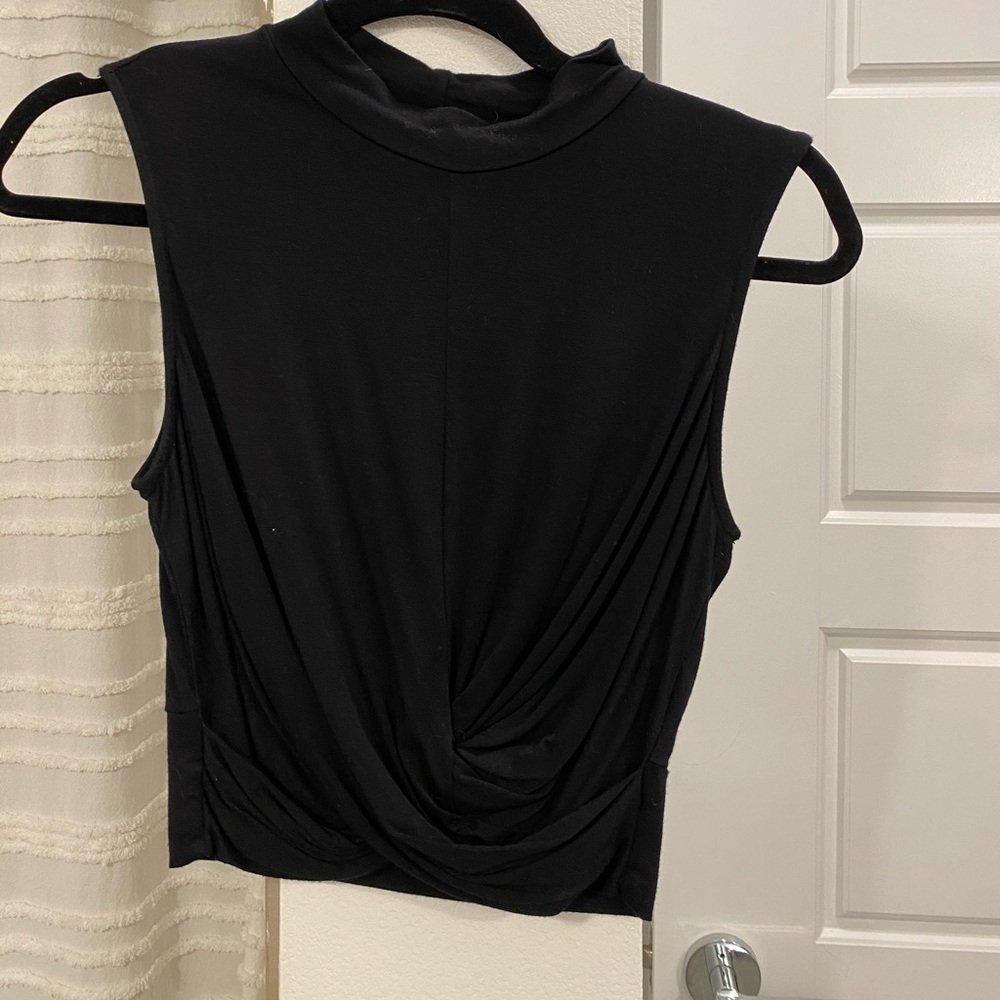 Black tank top